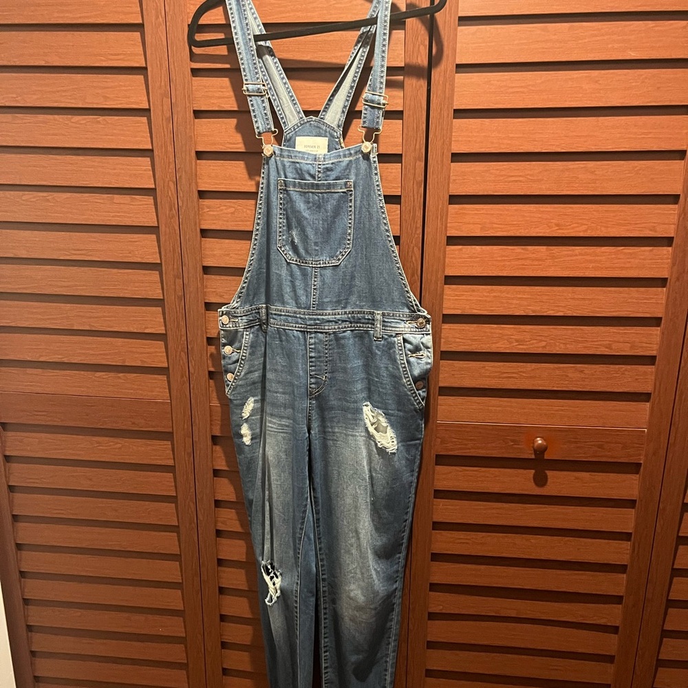 Forever 21 Blue Denim Overalls